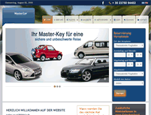 Tablet Screenshot of mastercar-greece.com